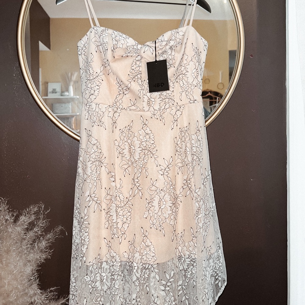 NBD Tan Mini Dress